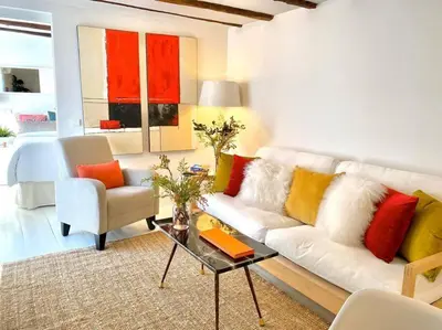 Zona de estar de Cozy Apartment Chueca Gran Via