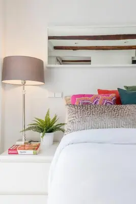 Cama o camas de una habitación en Cozy Apartment Chueca Gran Via