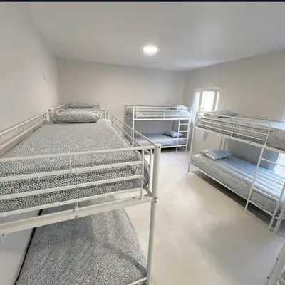 Cama o camas de una habitación en Hostel Vallecas