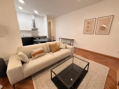 Una cocina o zona de cocina en Modern Comfort in Madrid 2BR Gem
