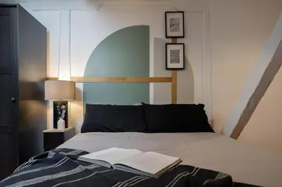 Cama o camas de una habitación en Dari - 3 bedrooms and terrace in Chueca-Justicia