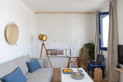 Zona de estar de Perissa - 2 bedrooms and terrace in Trafalgar
