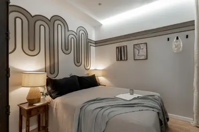 Cama o camas de una habitación en Jaco - 2 bedrooms in Nuevos Ministerios-Ríos Rosas