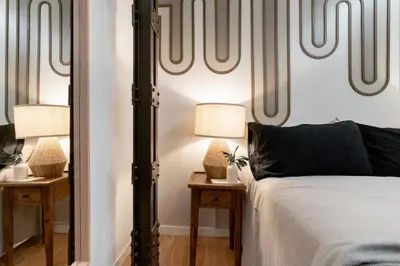 Cama o camas de una habitación en Jaco - 2 bedrooms in Nuevos Ministerios-Ríos Rosas
