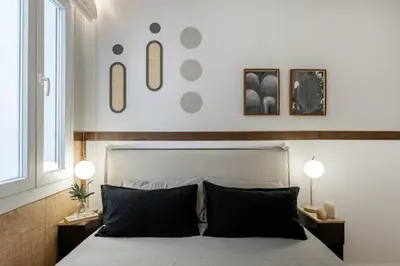 Cama o camas de una habitación en Jaco - 2 bedrooms in Nuevos Ministerios-Ríos Rosas