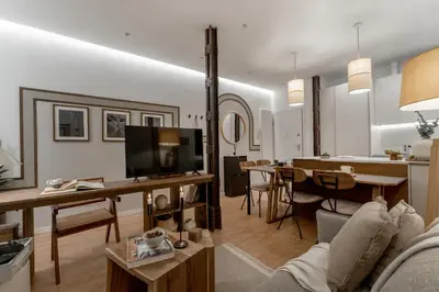 Zona de estar de Jaco - 2 bedrooms in Nuevos Ministerios-Ríos Rosas