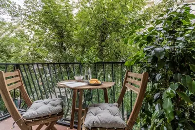 Un balcón o terraza de Luque - 3 bedrooms and balcony in Lista