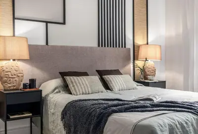 Cama o camas de una habitación en Ipala - 1 bedroom in Chamartín