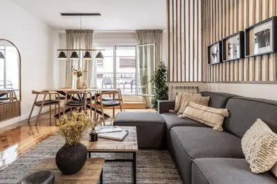 Zona de estar de Benac - 3 bedrooms and terrace in Almagro