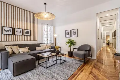 Zona de estar de Benac - 3 bedrooms and terrace in Almagro
