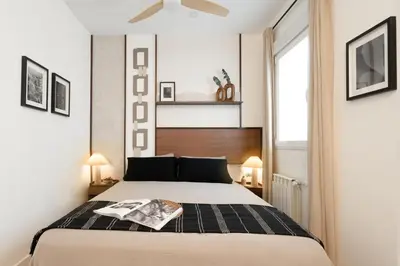 Cama o camas de una habitación en Inari - 2 bedrooms in Ríos Rosas