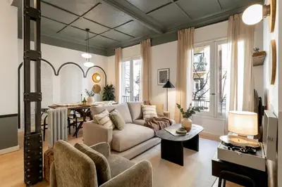 Zona de estar de Basak - 3 bedrooms in Goya