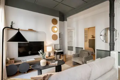 Zona de estar de Basak - 3 bedrooms in Goya