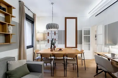 Zona de estar de Bolea - 4 bedrooms in Jerónimos