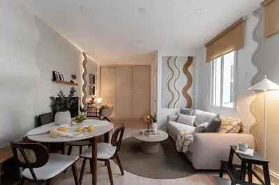 Zona de estar de Faia - 1 bedroom in Lista