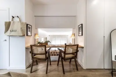 Zona de estar de Formia - 2 bedrooms in Azca