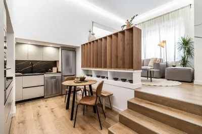 Una cocina o zona de cocina en Formia - 2 bedrooms in Azca