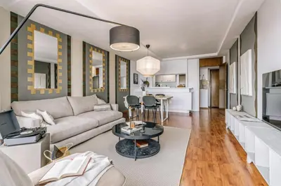 Zona de estar de Hisar - 2 bedrooms in Argüelles