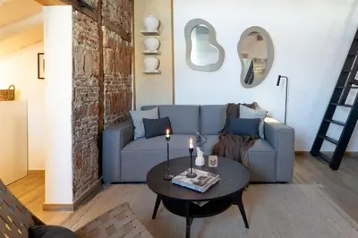 Zona de estar de Meda - 2 bedrooms in Chueca-Justicia