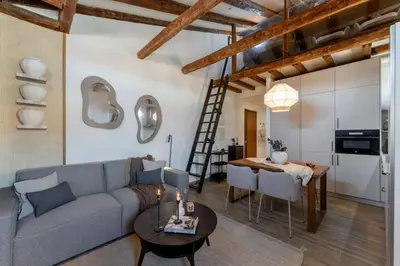 Zona de estar de Meda - 2 bedrooms in Chueca-Justicia