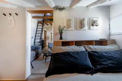 Zona de estar de Meda - 2 bedrooms in Chueca-Justicia