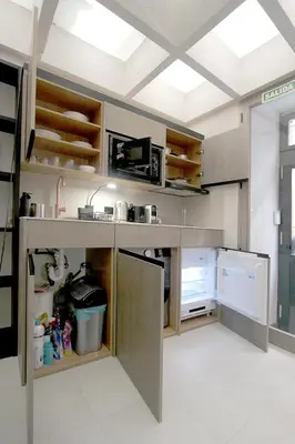Una cocina o zona de cocina en Atelier Malasaña