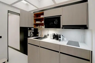 Una cocina o zona de cocina en Atelier Malasaña