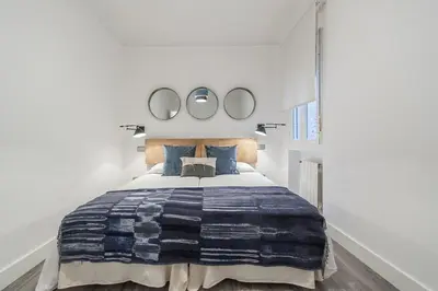 Cama o camas de una habitación en Chamberi Boutique Zurbano - AH