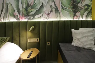 Zona de estar de NEW Art Deco Madrid Atmosphere!