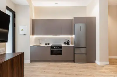 Una cocina o zona de cocina en Waou Essence VI Antón Martín - Corta Duración