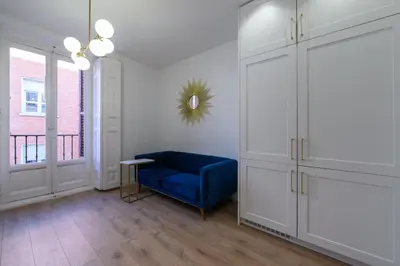 Zona de estar de GuestReady - Charming studio near Gran Vía