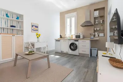 Una cocina o zona de cocina en Modern with Terrace - 1Bedroom 1Bath - Chamberí
