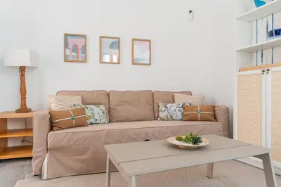 Zona de estar de Modern with Terrace - 1Bedroom 1Bath - Chamberí