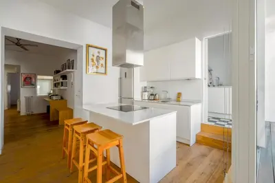 Una cocina o zona de cocina en Luxury Design Penthouse in Madrid Center