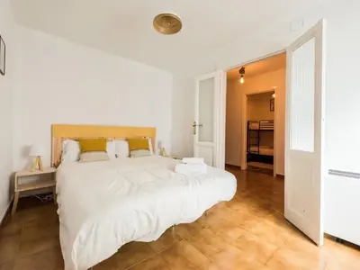 Cama o camas de una habitación en Refugio de San Lorenzo