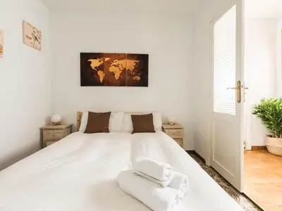 Cama o camas de una habitación en Refugio de San Lorenzo