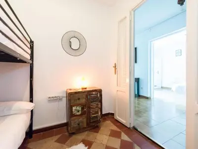 Cama o camas de una habitación en Refugio de San Lorenzo