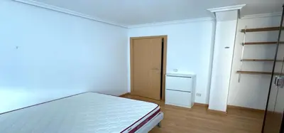 Cama o camas de una habitación en Piso de 3 dormitorios en el centro de Madrid