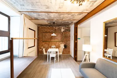 Zona de estar de Casa para 4 Chamberi