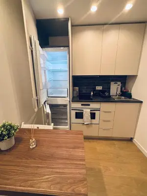 Una cocina o zona de cocina en Suites in Downtown Madrid
