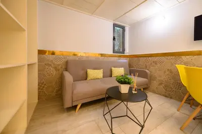 Zona de estar de Loft de 2 dormitorios en el centro de Madrid Temporal LDV330