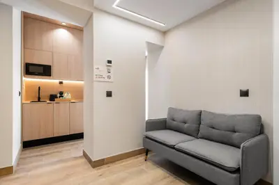 Zona de estar de Dobo Madrid Ricardos