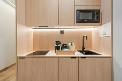 Una cocina o zona de cocina en Dobo Madrid Ricardos