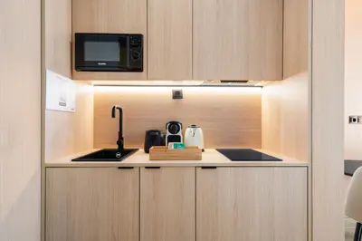 Una cocina o zona de cocina en Dobo Madrid Ricardos
