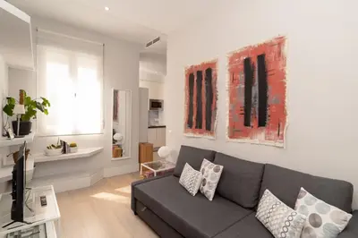 Zona de estar de GuestReady - Cute flat in Salamanca Madrid