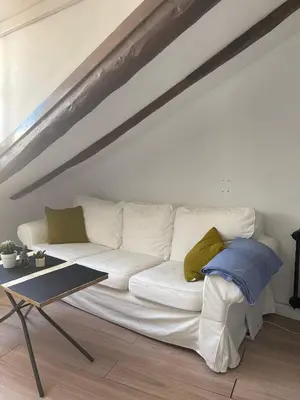 Cama o camas de una habitación en Cozy penthouse with best views