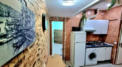 Una cocina o zona de cocina en Estudio Madrid 4C