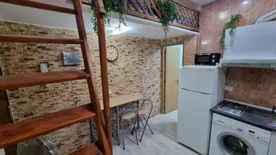 Una cocina o zona de cocina en Estudio Madrid 4C