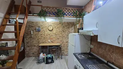 Una cocina o zona de cocina en Estudio Madrid 4C