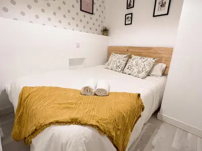 Cama o camas de una habitación en El Hogar del Salitre